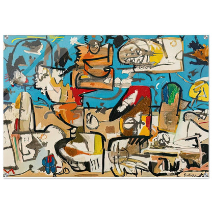 Untitled, 1951- - Helen Frankenthaler Acrylic Print - 70x100 cm / 28x40″ inches | Helen Frankenthaler Wall Art | Helen Frankenthaler Prints