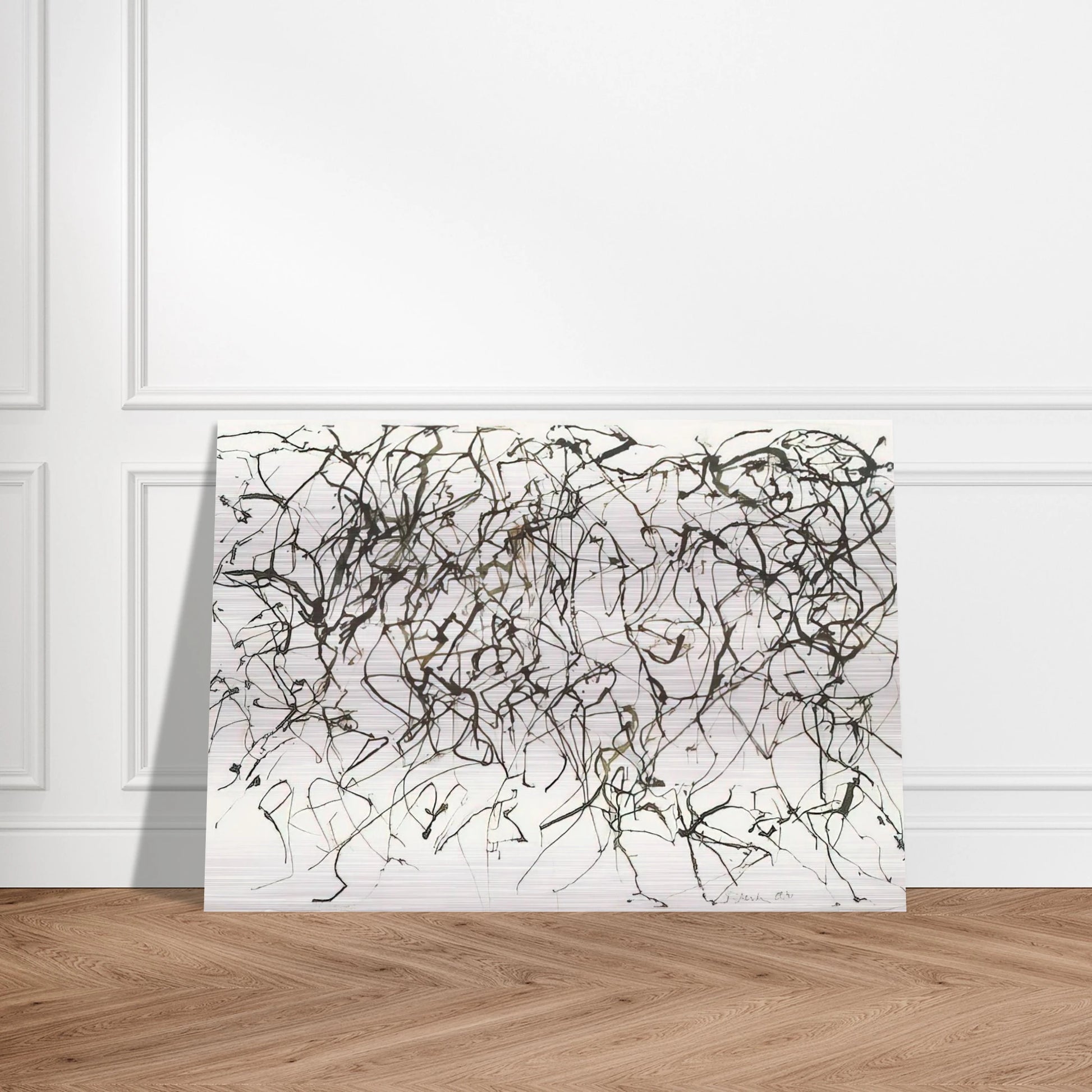 St. Barts 10 - 1991 - Brice Marden Brushed Aluminum Print - 70x100 cm / 28x40 inches | Brice Marden Aluminum Print | Brice Marden Prints