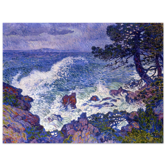 Theo van Rysselberghe - EAST WIND 1904  75x100 cm / 30x40inches Fine Art Poster