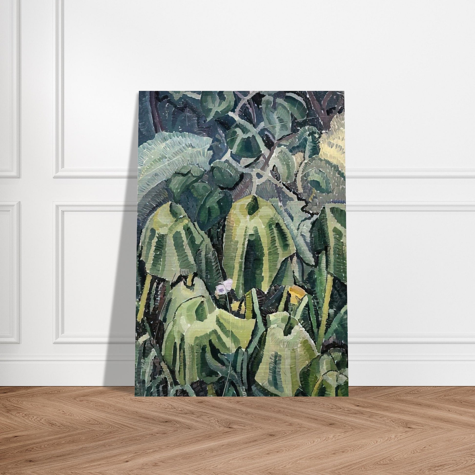 Pumpkin leaves drooping - 1926 - Grace Cossington Smith Brushed Aluminum Print - 70x100 cm / 28x40 inches | Grace Cossington Smith Aluminum Print | Grace Cossington Smith Prints