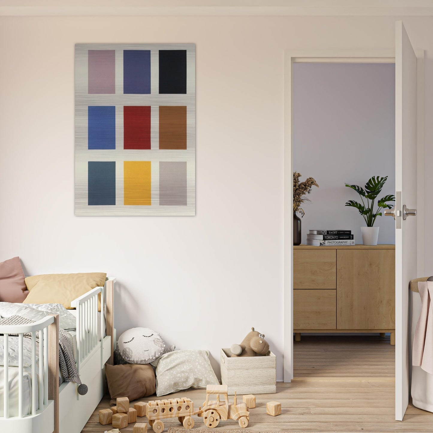 COLOR CHART NO 139 1 1966 - Gerhard Richter Brushed Aluminum Print - 70x100 cm / 28x40 inches | Gerhard Richter Aluminum Print | Gerhard Richter Prints