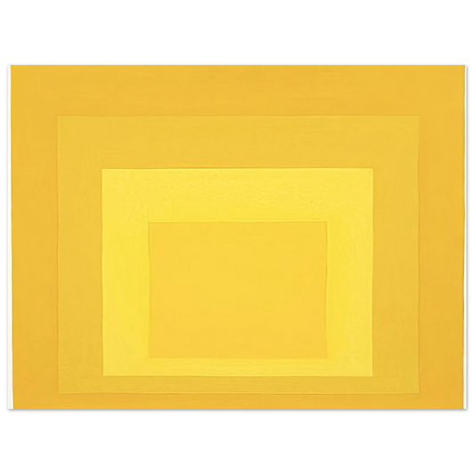 Josef Albers - HOMAGE TO THE SQUARE 1964  75x100 cm / 30x40inches Fine Art Poster