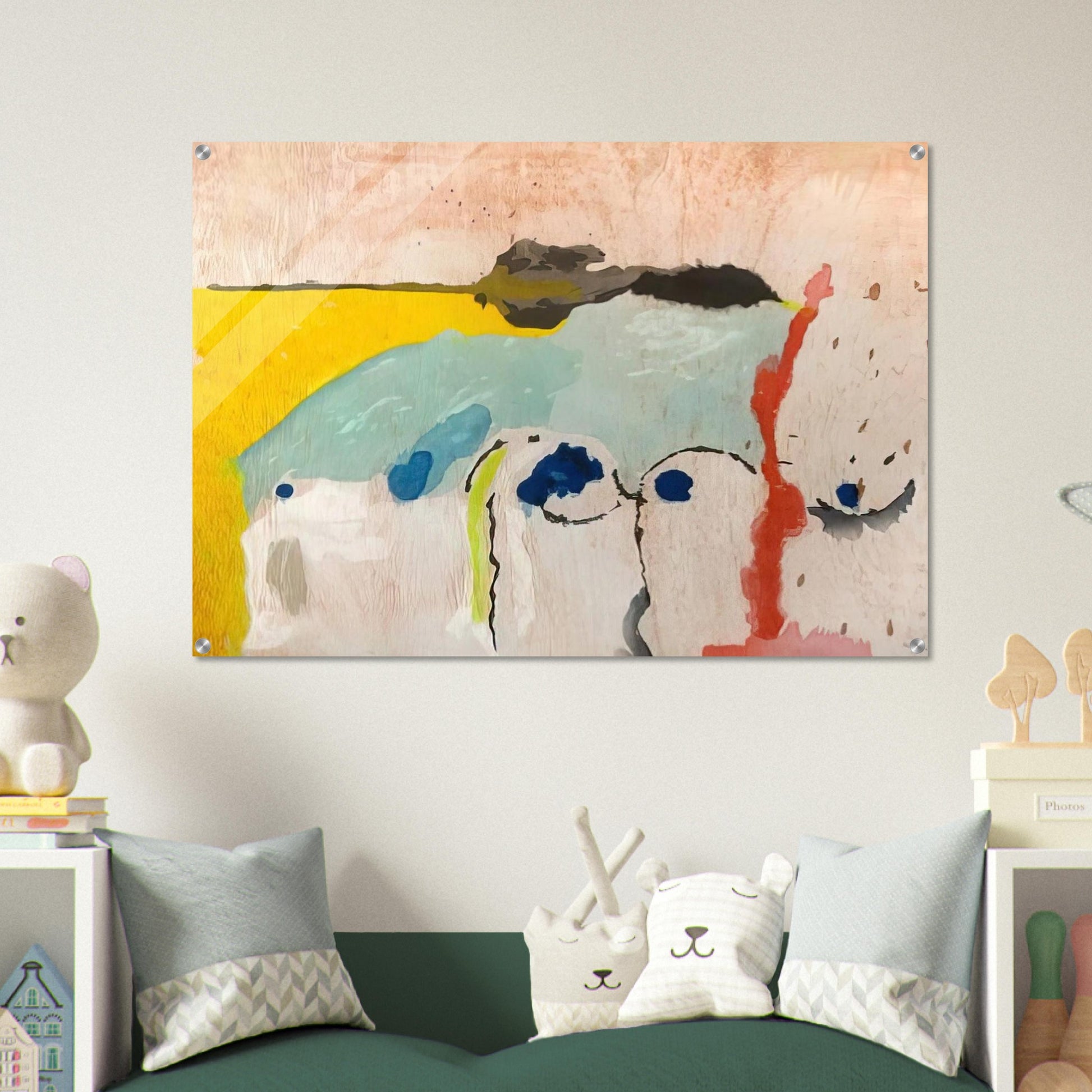 Tales of Genji I - 1998 - Helen Frankenthaler Acrylic Print - 70x100 cm / 28x40″ inches