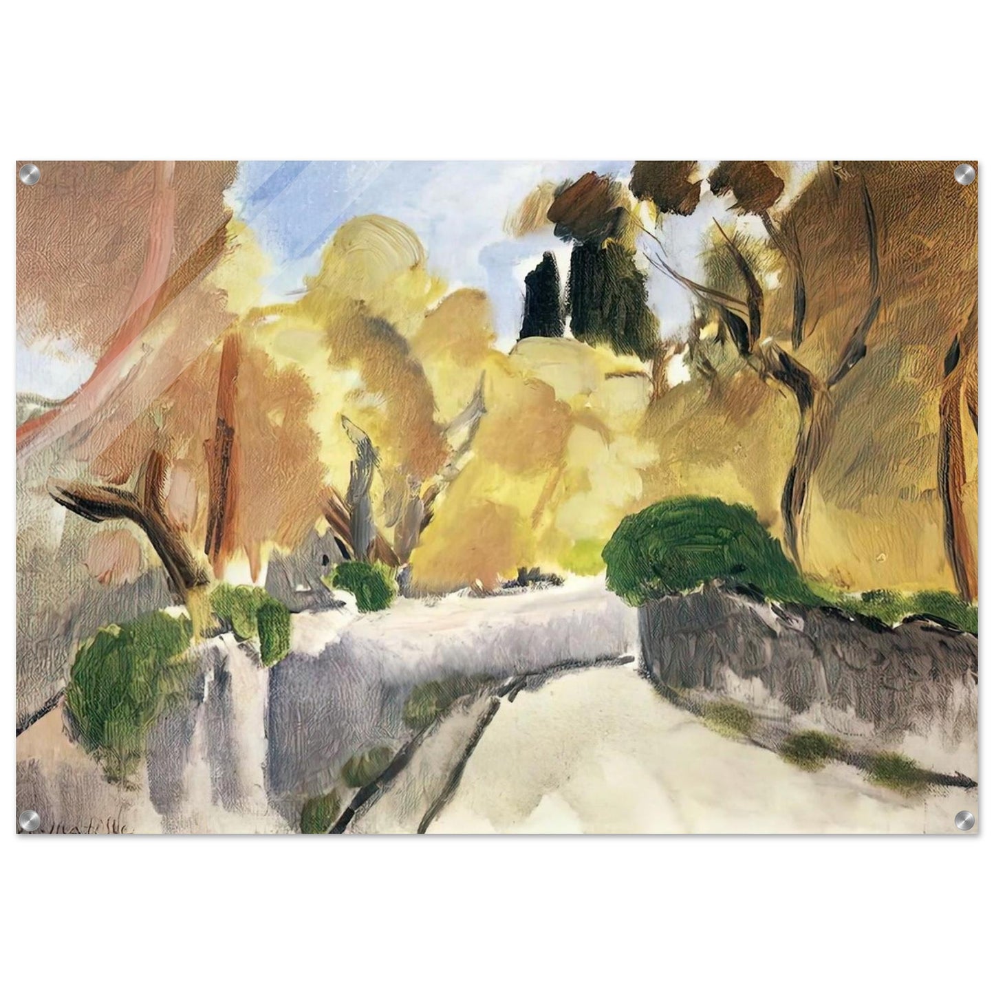 LANDSCAPE 2 - Henri Matisse Acrylic Print - 70x100 cm / 28x40″ inches