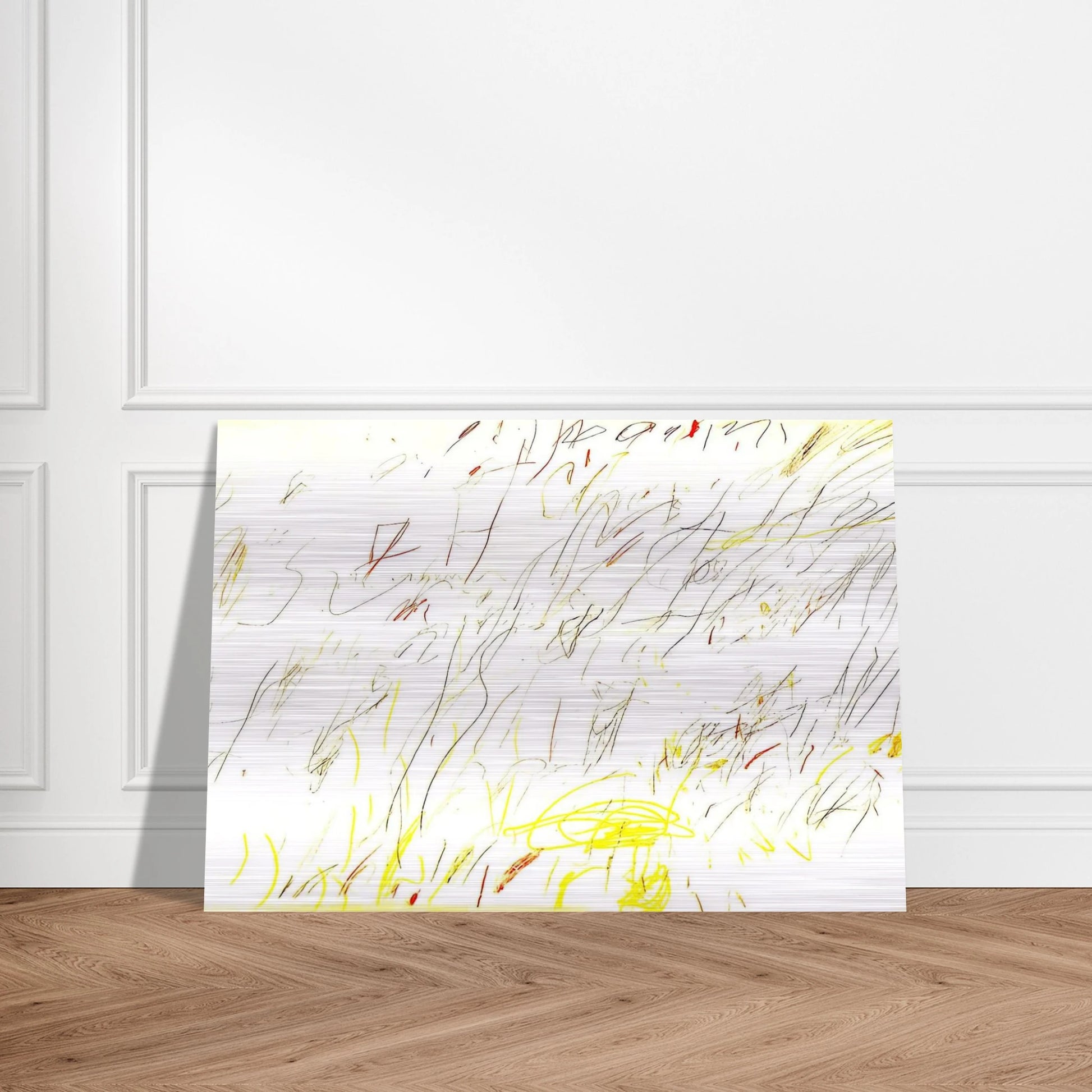 Blue Room - Cy Twombly Brushed Aluminum Print - 70x100 cm / 28x40 inches | Cy Twombly Aluminum Print | Cy Twombly Prints