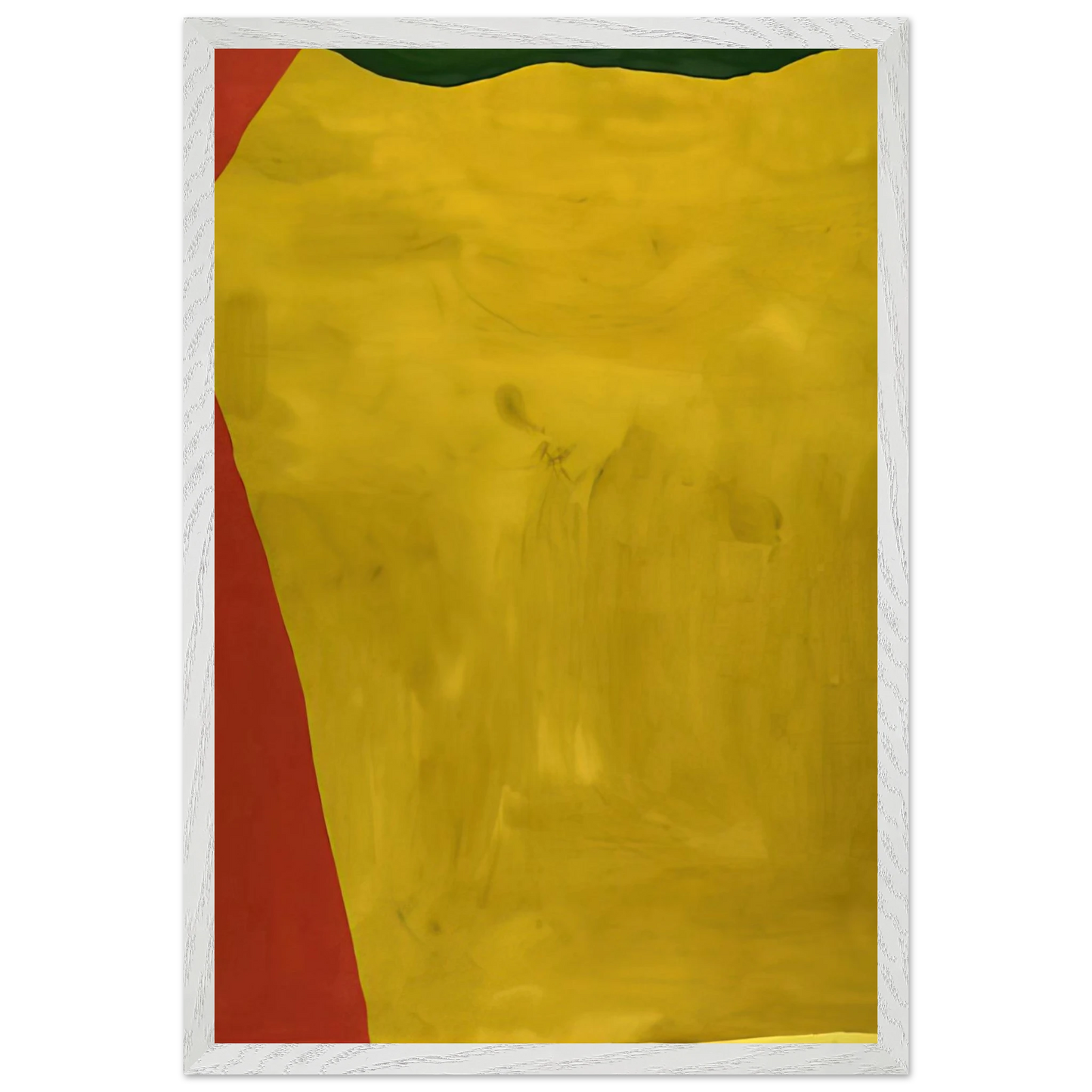 Helen Frankenthaler - Blessing of the Fleet - 1969 Wall art - 27x35 cm / 11x14 inches - Premium Wooden Framed Poster With Fine Art Paper-canvas - White frame