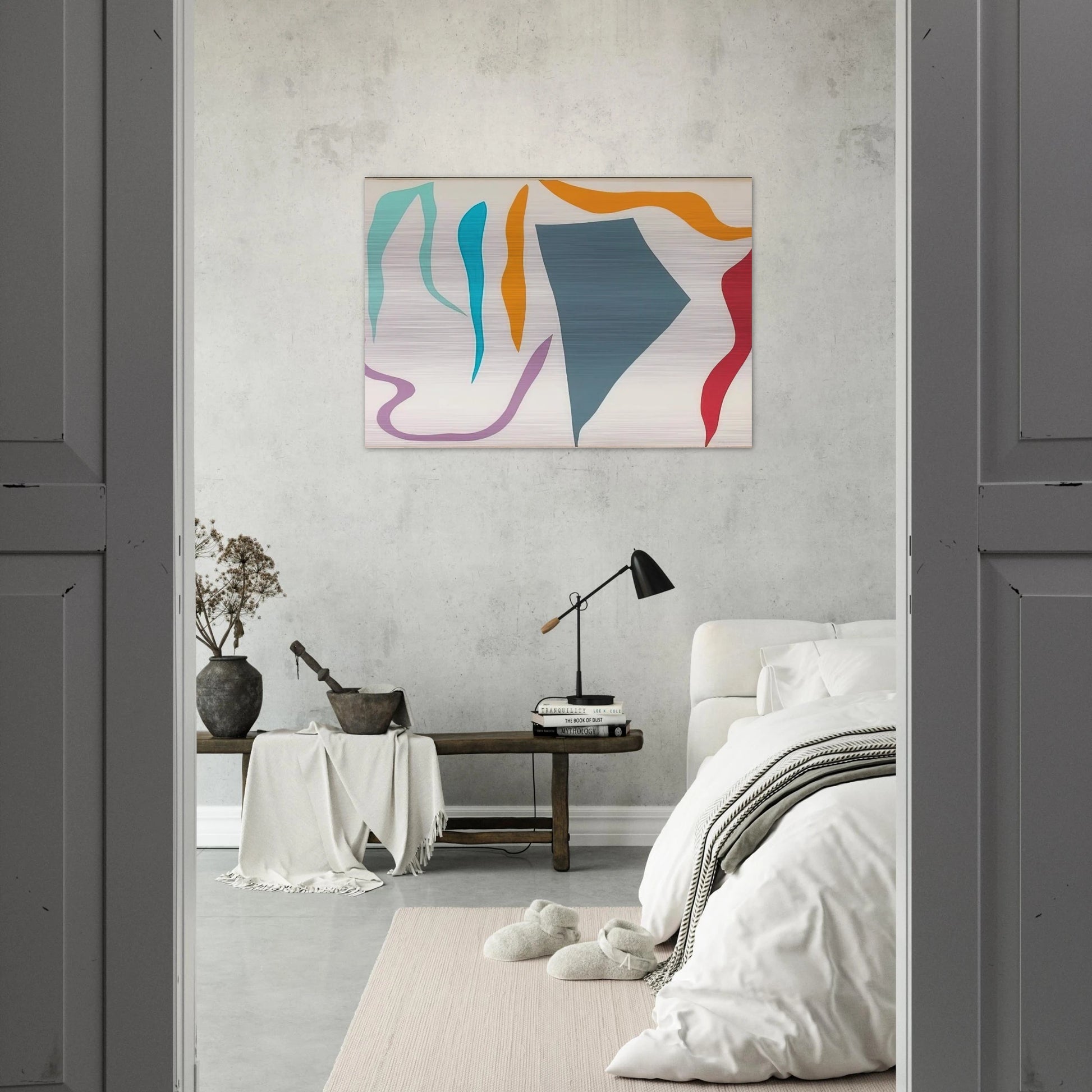 Untitled - 1980 - Ray Parker Brushed Aluminum Print - 70x100 cm / 28x40 inches | Ray Parker Aluminum Print | Ray Parker Prints