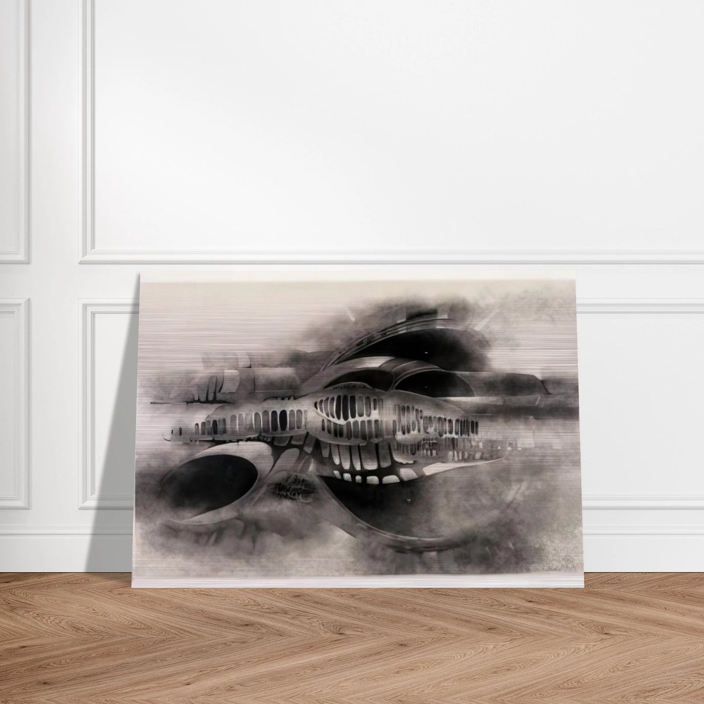 UNTITLED 1966 1 - Lee Bontecou Brushed Aluminum Print - 70x100 cm / 28x40 inches | Lee Bontecou Aluminum Print | Lee Bontecou Prints