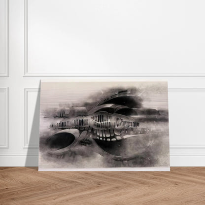 UNTITLED 1966 1 - Lee Bontecou Brushed Aluminum Print - 70x100 cm / 28x40 inches | Lee Bontecou Aluminum Print | Lee Bontecou Prints