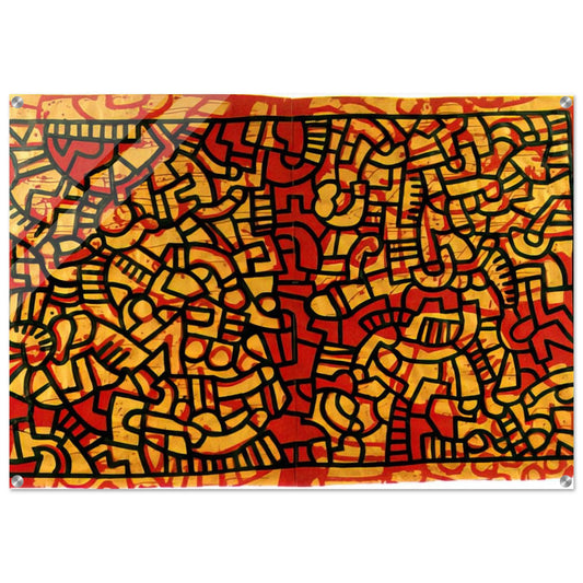 UNTITLED 1979 - Keith Haring Acrylic Print - 70x100 cm / 28x40″ inches