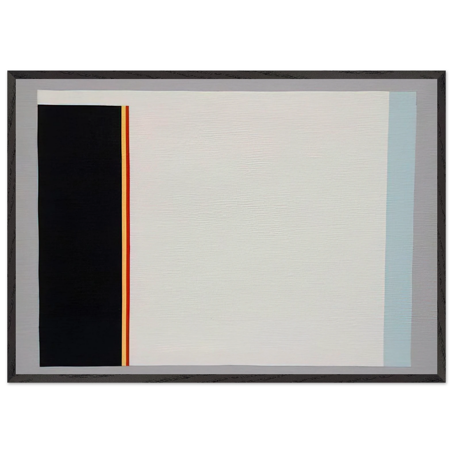 Untitled - 1983 N1 - Gene Davis 70x100 cm / 28x40 inches Framed Art Print – Black Wooden Frame