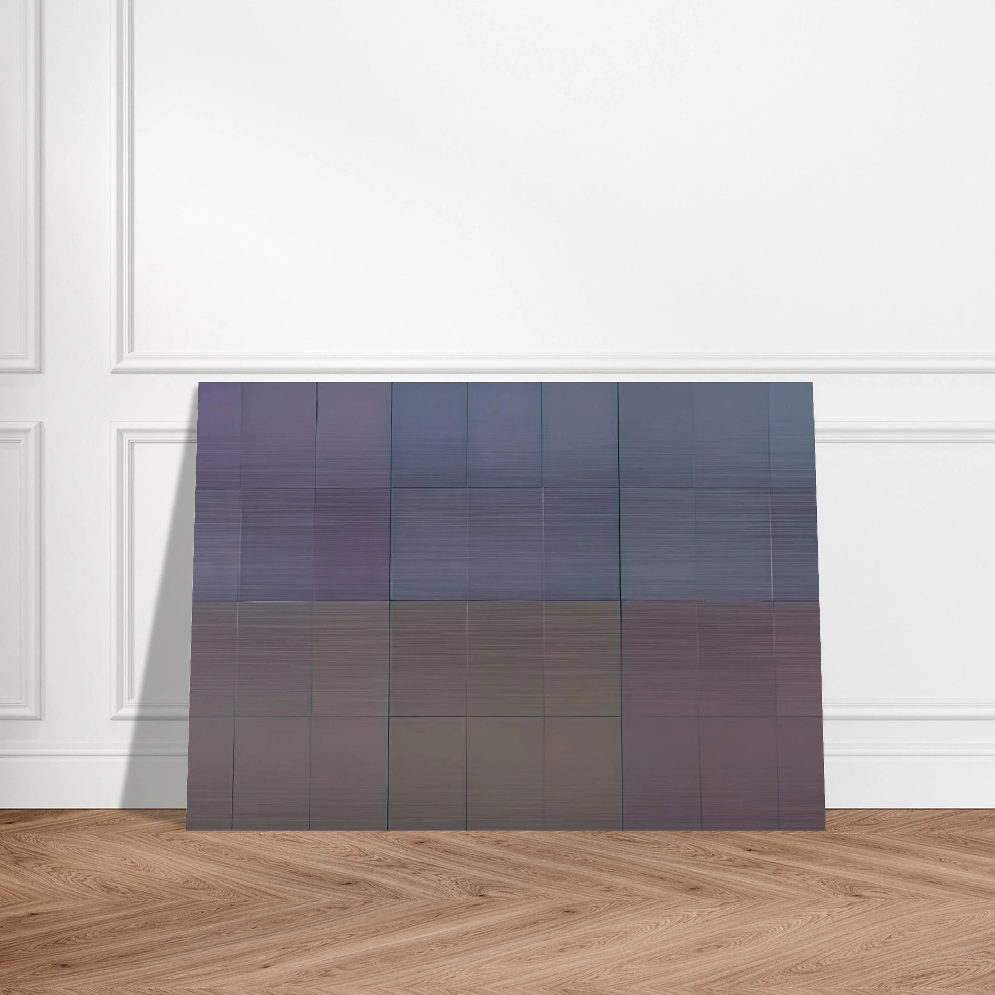 Microchromie, gris puissance [6] - Fernand Leduc Brushed Aluminum Print - 70x100 cm / 28x40 inches | Fernand Leduc Aluminum Print | Fernand Leduc Prints