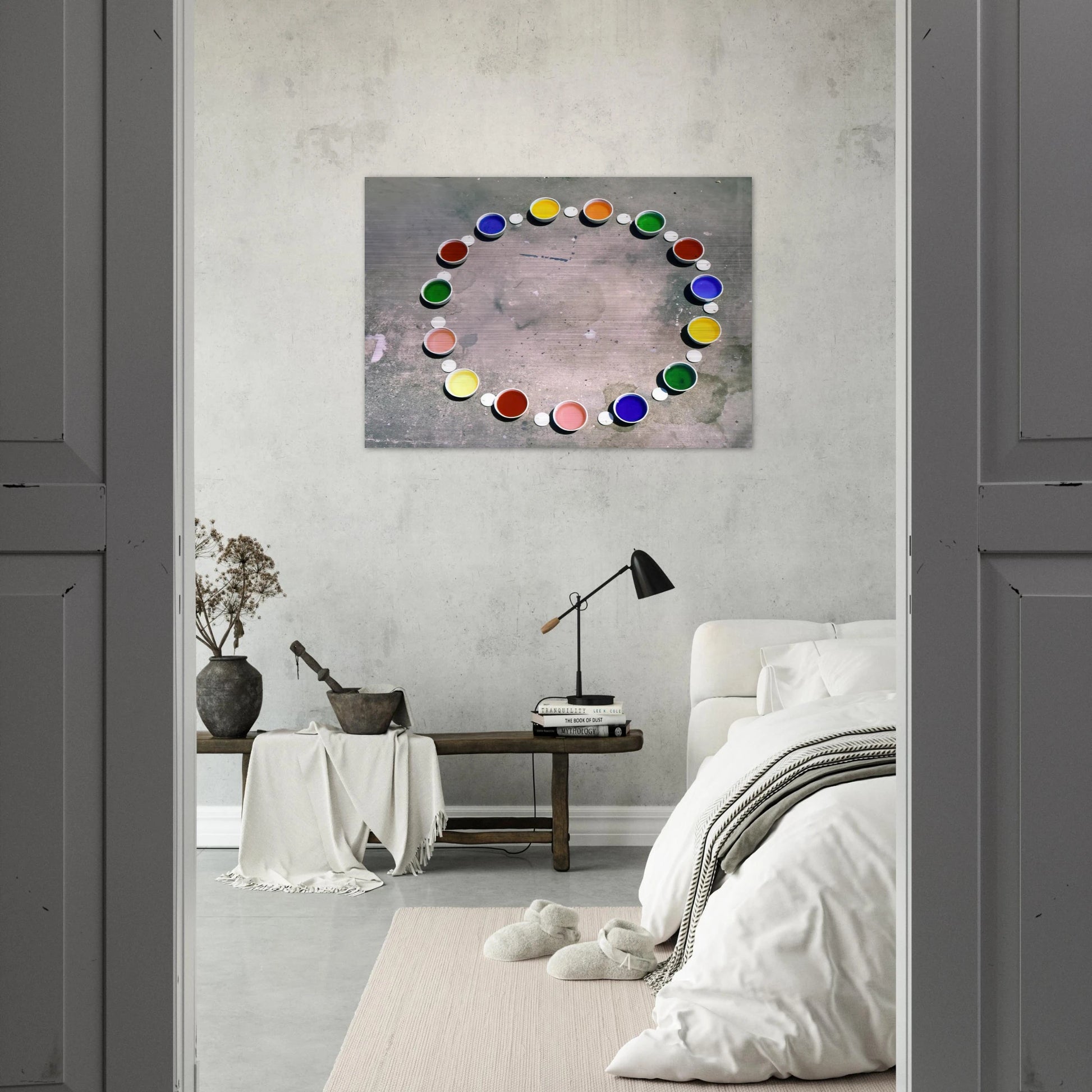 Wheel of Delights - 1967 - Lygia Pape Brushed Aluminum Print - 70x100 cm / 28x40 inches | Lygia Pape Aluminum Print | Lygia Pape Prints