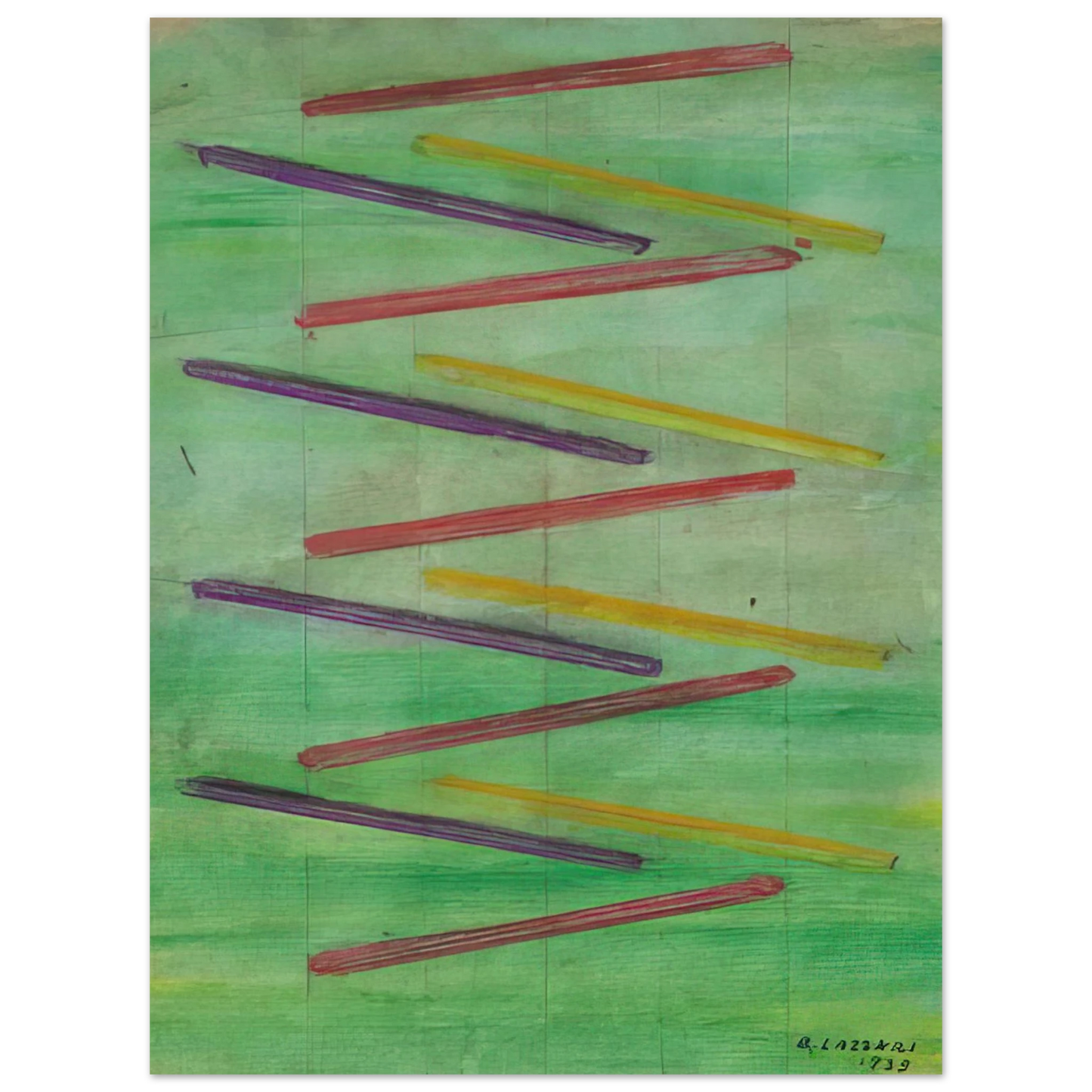 Bice Lazzari - Senza titolo - 1939  75x100 cm / 30x40inches Fine Art Poster