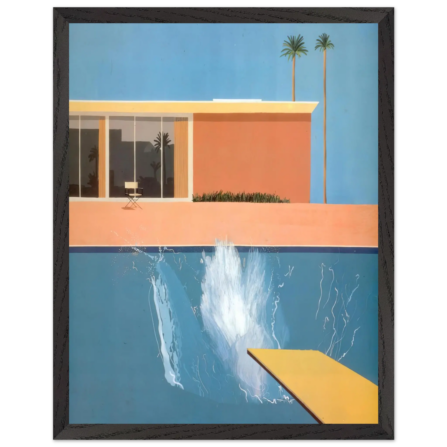 David Hockney - David Hockney Wall art - 28x43  cm / XL (11x17 Inches) - Fine Art Poster - -