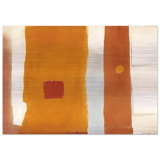 UNTITLED 1982 - Esteban Vicente Brushed Aluminum Print - 70x100 cm / 28x40 inches | Esteban Vicente Aluminum Print | Esteban Vicente Prints