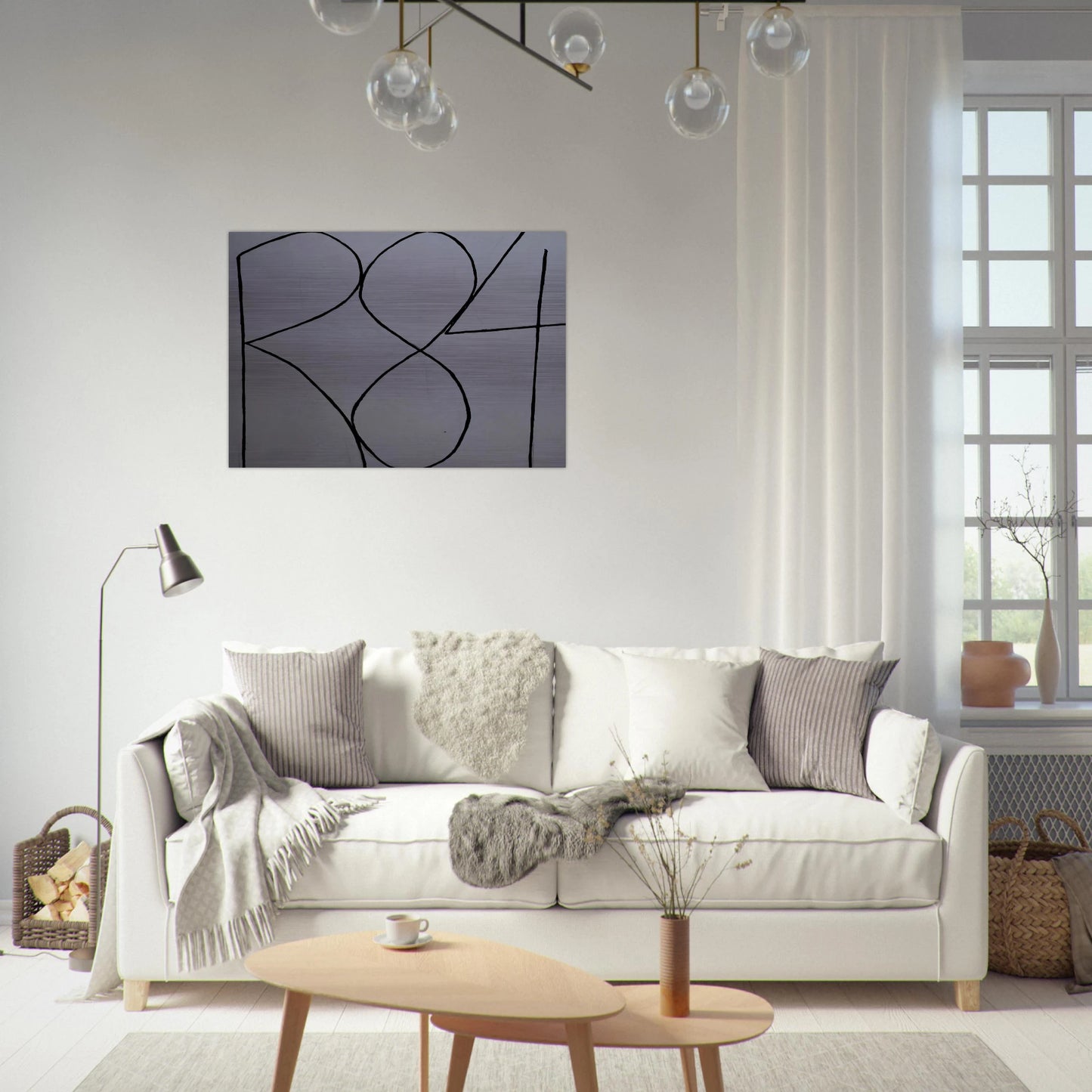 Spectrum I - Minimalism - Robert Ryman Brushed Aluminum Print - 70x100 cm / 28x40 inches | Robert Ryman Aluminum Print | Robert Ryman Prints