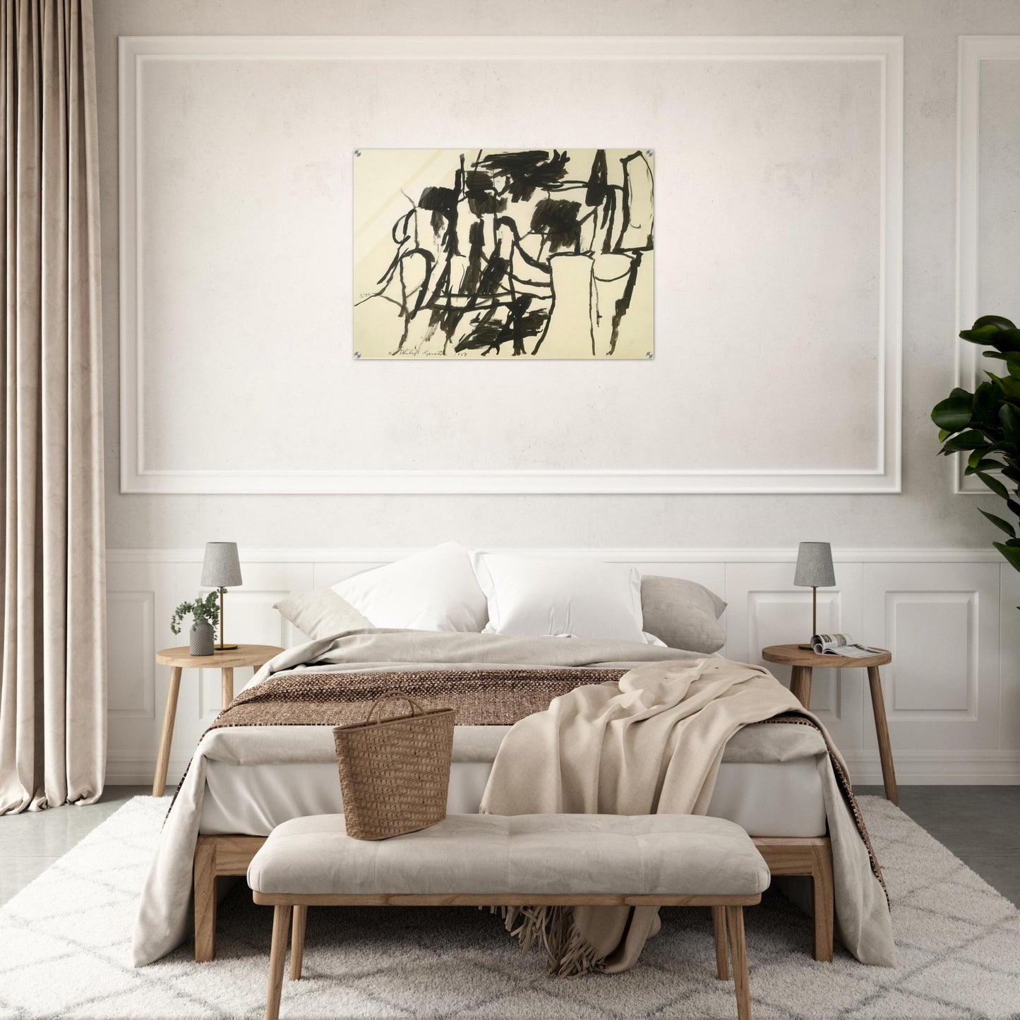 UNTITLED 4 - Philip Guston Acrylic Print - 70x100 cm / 28x40″ inches | Philip Guston Wall Art | Philip Guston Prints