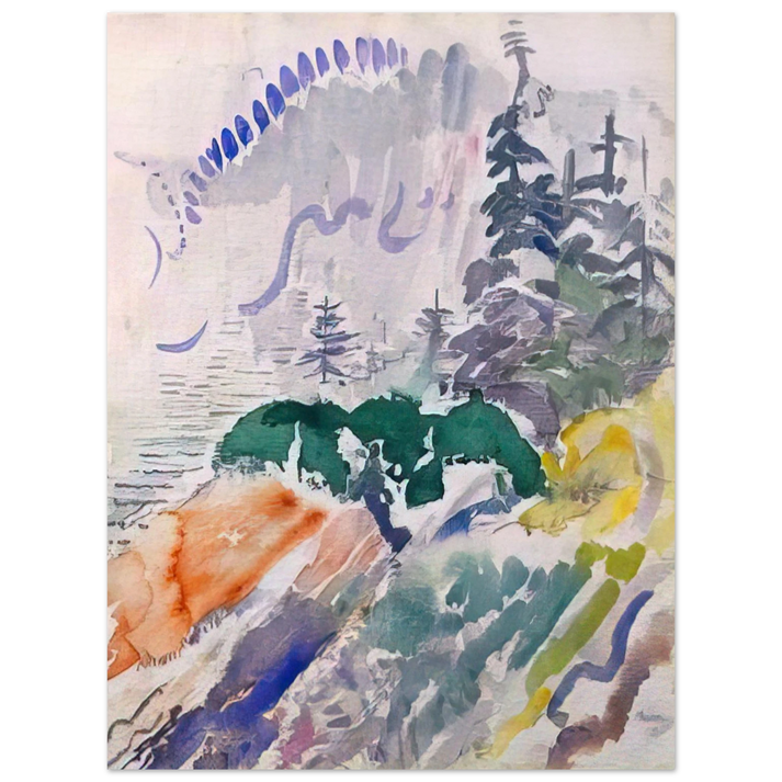 John Marin - Marin Island - 1914  75x100 cm / 30x40inches Fine Art Poster