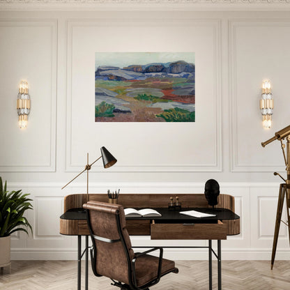 View from Pellinge - Expressionism - Tove Jansson Brushed Aluminum Print - 70x100 cm / 28x40 inches | Tove Jansson Aluminum Print | Tove Jansson Prints