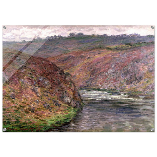 Valley of the Creuse Grey Day - claude monet Acrylic Print - 70x100 cm / 28x40″ inches