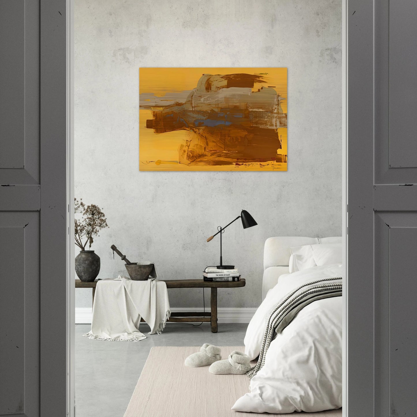 Mineral Kingdom, 1976- - Helen Frankenthaler Brushed Aluminum Print - 70x100 cm / 28x40 inches | Helen Frankenthaler Aluminum Print | Helen Frankenthaler Prints