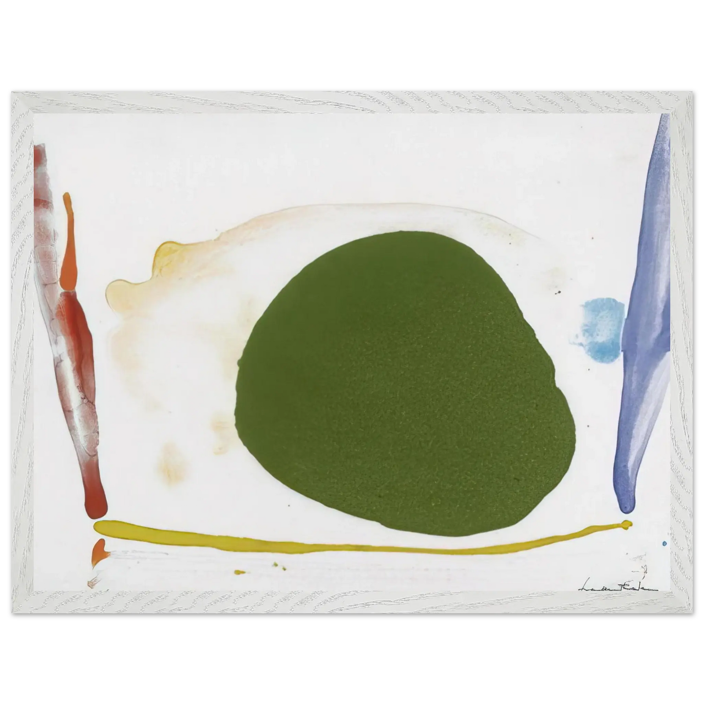Helen Frankenthaler - Thanksgiving Day - 1973 Wall art - 50x50 cm / 20x20 Inches - Fine Art Poster - -