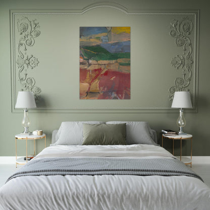 Berkeley #32 - Richard Diebenkorn Brushed Aluminum Print - 70x100 cm / 28x40 inches | Richard Diebenkorn Aluminum Print | Richard Diebenkorn Prints