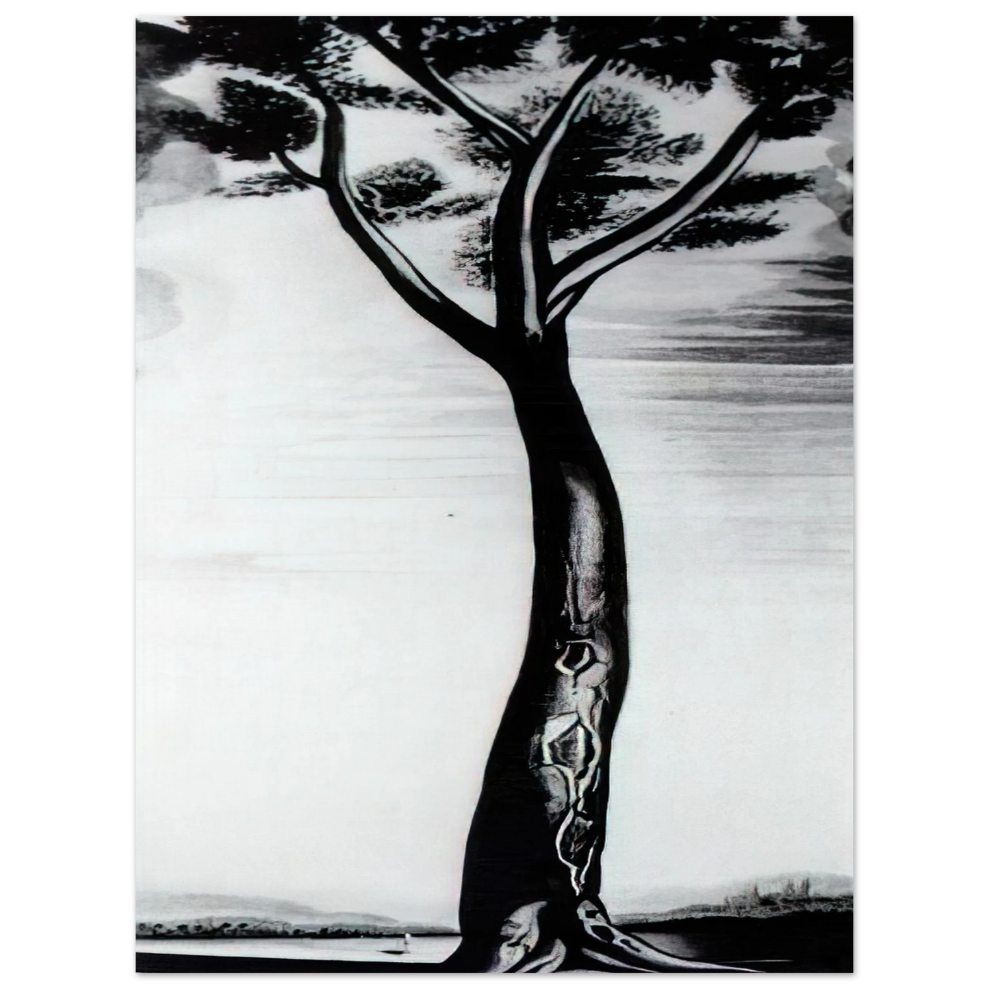 Salvador Dali - THE TREE  75x100 cm / 30x40inches Fine Art Poster
