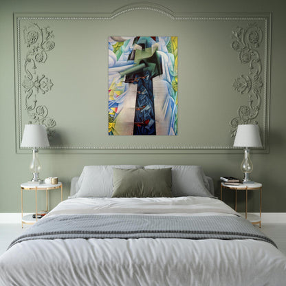 ARMTRAIN - Carlo Carra Brushed Aluminum Print - 70x100 cm / 28x40 inches | Carlo Carra Aluminum Print | Carlo Carra Prints