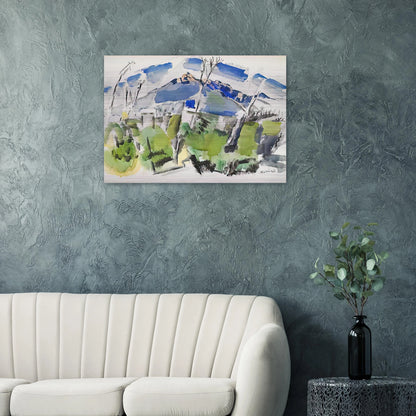 Mt. Chocorua No. 1 - 1926 - John Marin Brushed Aluminum Print - 70x100 cm / 28x40 inches | John Marin Aluminum Print | John Marin Prints