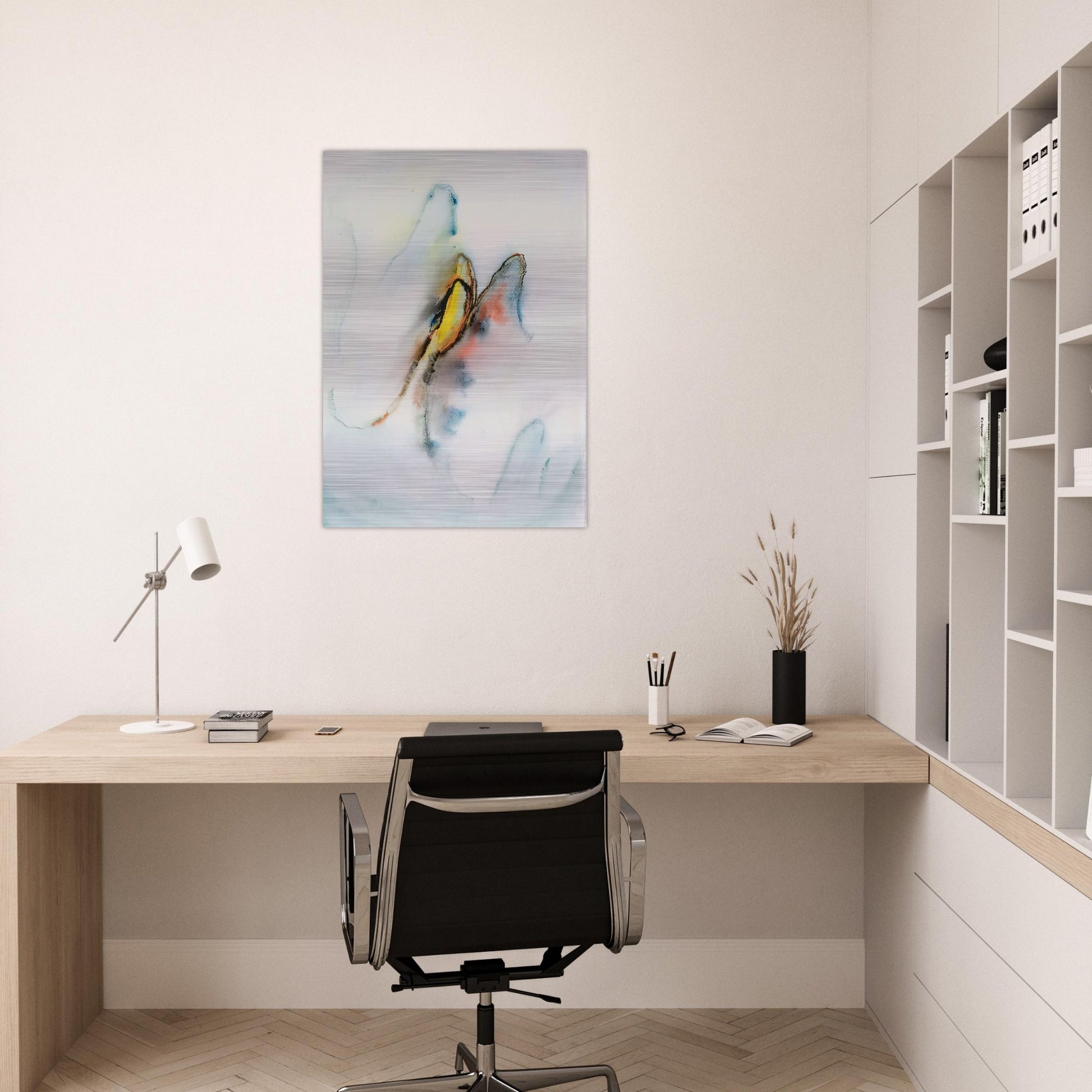 UNTITLED 2 - Henri Michaux Brushed Aluminum Print - 70x100 cm / 28x40 inches | Henri Michaux Aluminum Print | Henri Michaux Prints