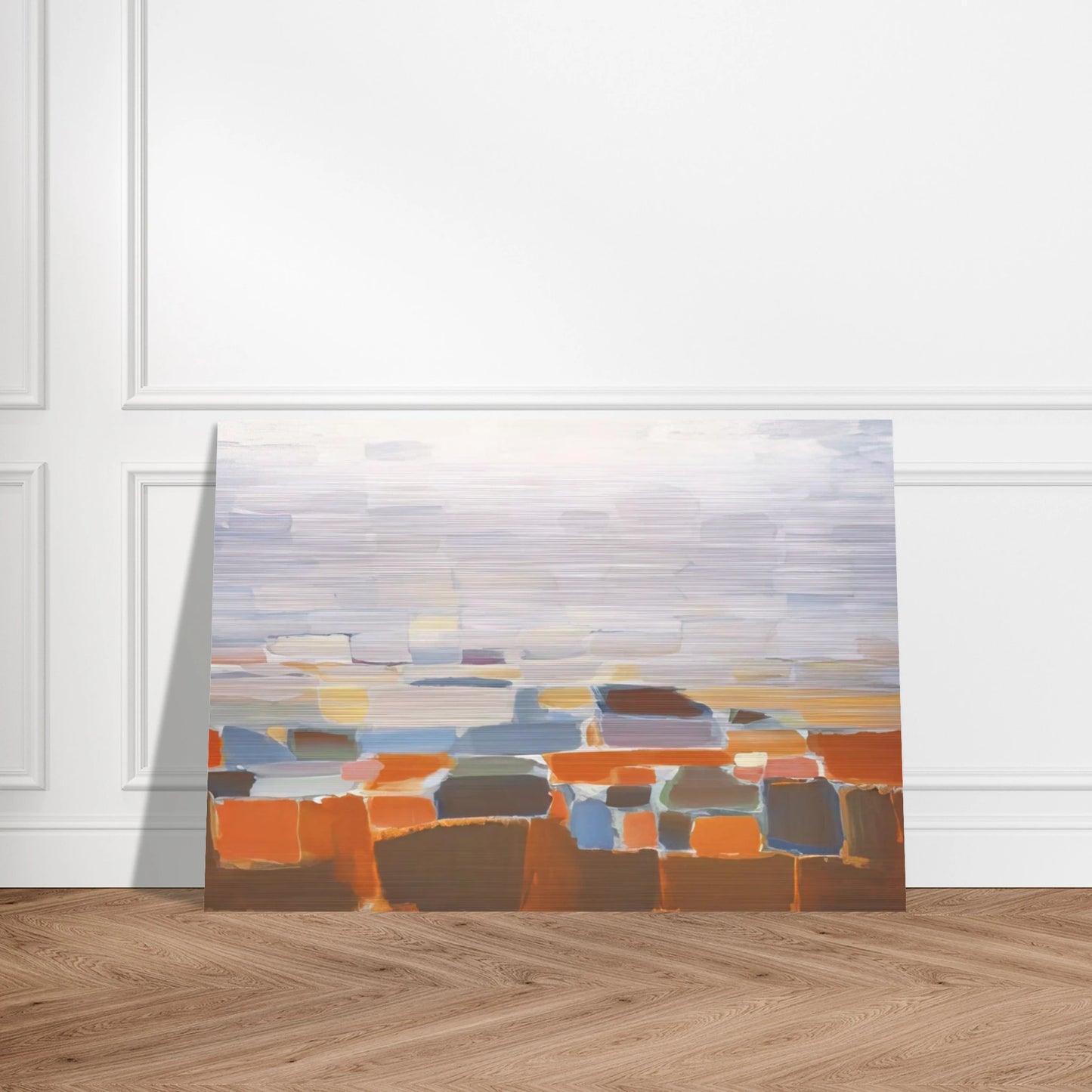 Ciel - Art Informel - Nicolas de Stael Brushed Aluminum Print - 70x100 cm / 28x40 inches | Nicolas de Stael Aluminum Print | Nicolas de Stael Prints
