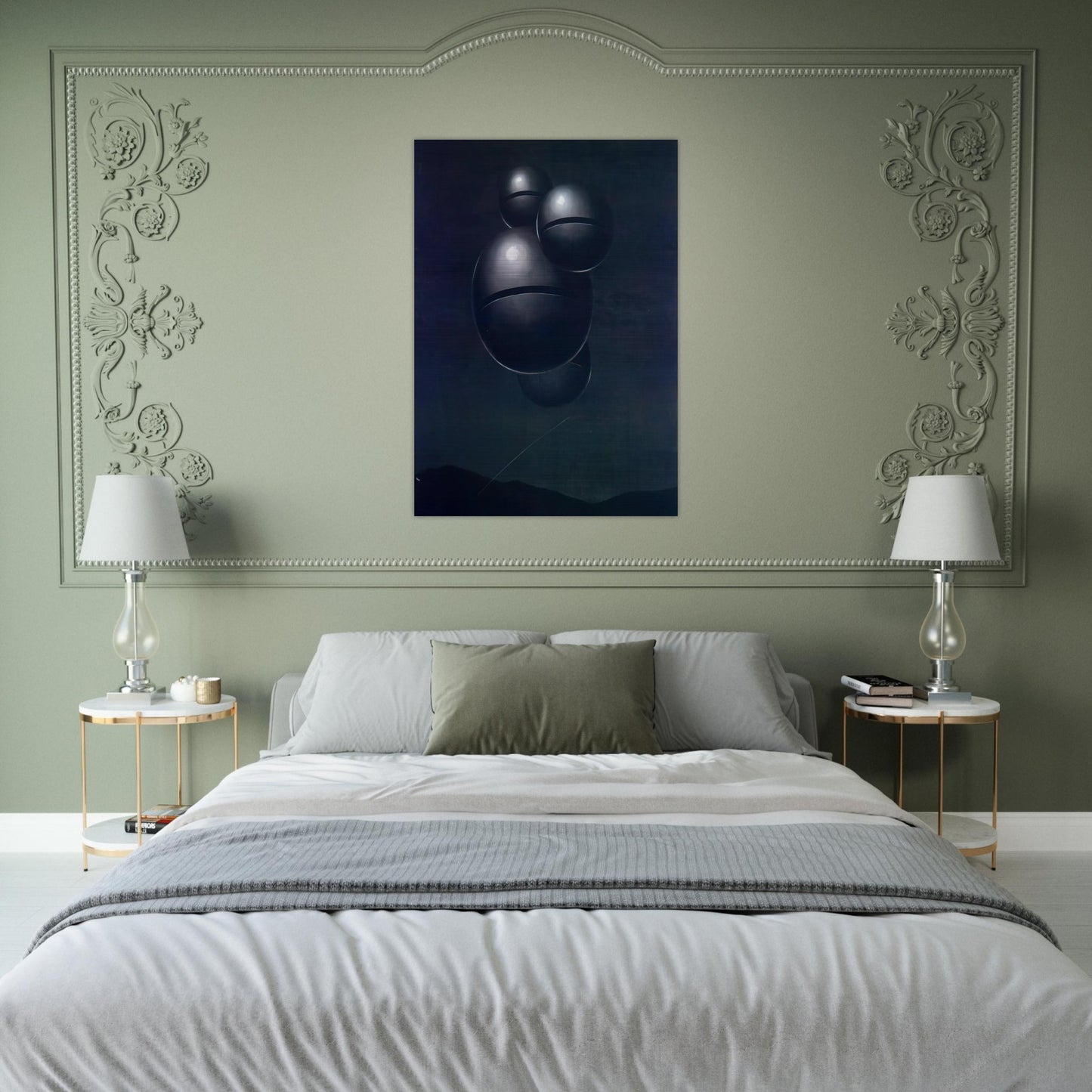 THE VOICE OF SPACE 1928 1 - Rene Magritte Brushed Aluminum Print - 70x100 cm / 28x40 inches | Rene Magritte Aluminum Print | Rene Magritte Prints