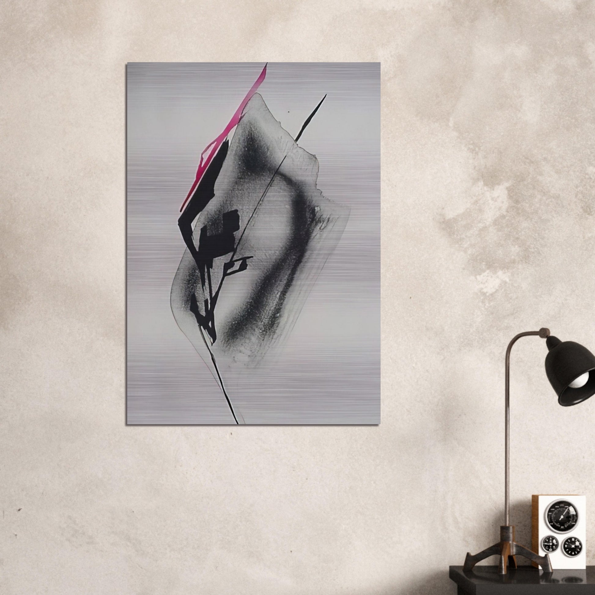 Transparent Shadow - Abstract Expressionism - Toko Shinoda Brushed Aluminum Print - 70x100 cm / 28x40 inches | Toko Shinoda Aluminum Print | Toko Shinoda Prints