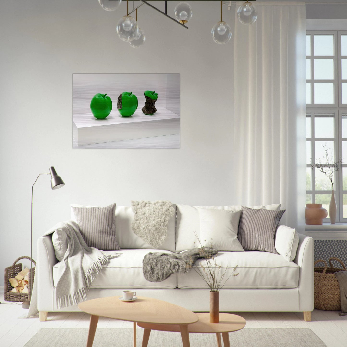 2 Minutes, 33 Seconds - 1990 - Billy Apple Brushed Aluminum Print - 70x100 cm / 28x40 inches | Billy Apple Aluminum Print | Billy Apple Prints