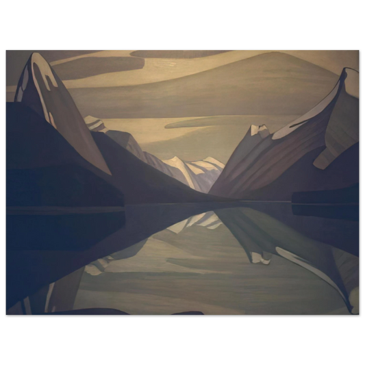 Lawren Harris - Maligne Lake, Jasper Park - 1924  75x100 cm / 30x40inches Fine Art Poster