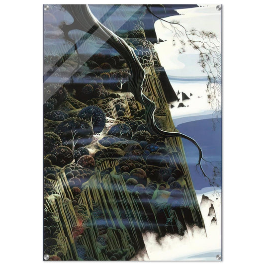 From Out of the Sea - Eyvind Earle Acrylic Print - 70x100 cm / 28x40″ inches