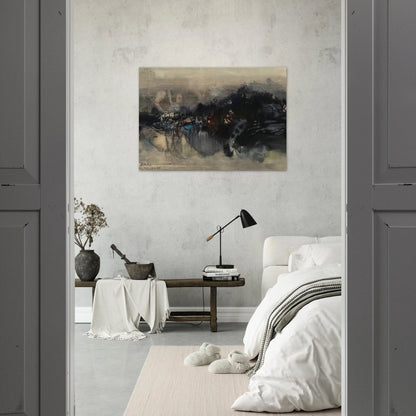 UNTITLED 1964 - Chu teh Chun Brushed Aluminum Print - 70x100 cm / 28x40 inches | Chu teh Chun Aluminum Print | Chu teh Chun Prints