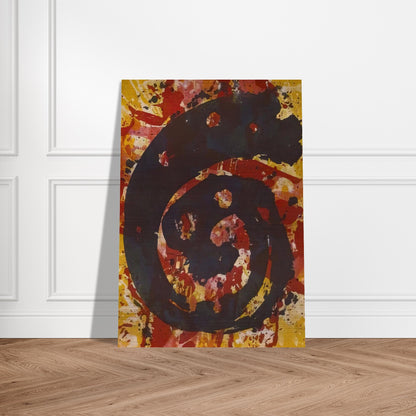 Untitled  L. I48; SFE-015  - Sam Francis Brushed Aluminum Print - 70x100 cm / 28x40 inches | Sam Francis Aluminum Print | Sam Francis Prints