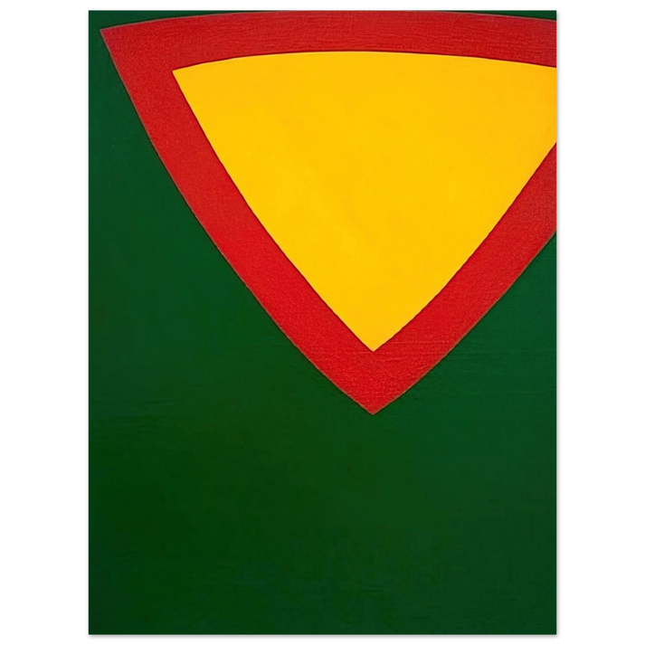 Al Held - Purple Triangle  75x100 cm / 30x40inches Fine Art Poster