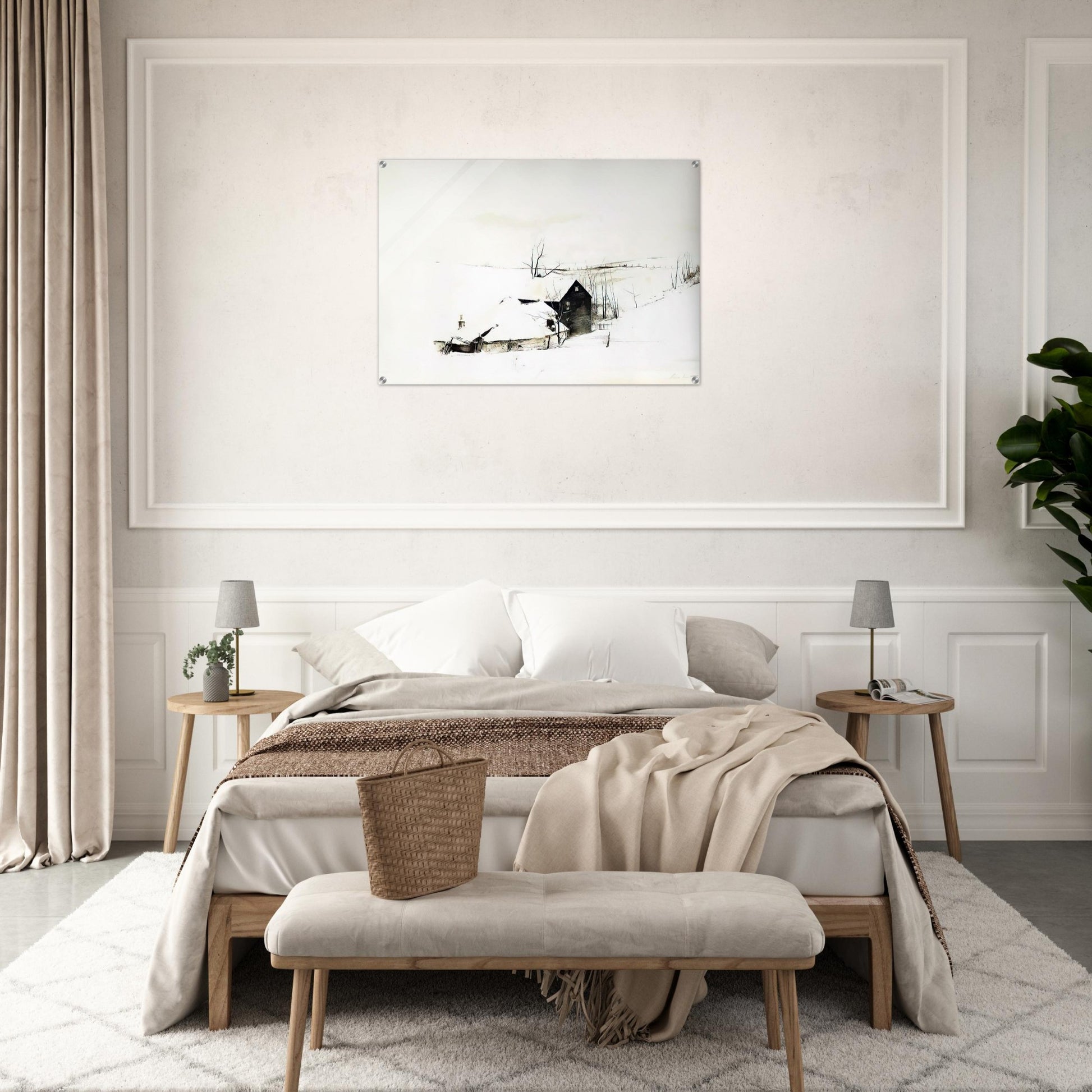 THE CORNER - Andrew Wyeth Acrylic Print - 70x100 cm / 28x40″ inches