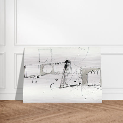 Cross Fire - 1981 - Gene Davis Brushed Aluminum Print - 70x100 cm / 28x40 inches | Gene Davis Aluminum Print | Gene Davis Prints