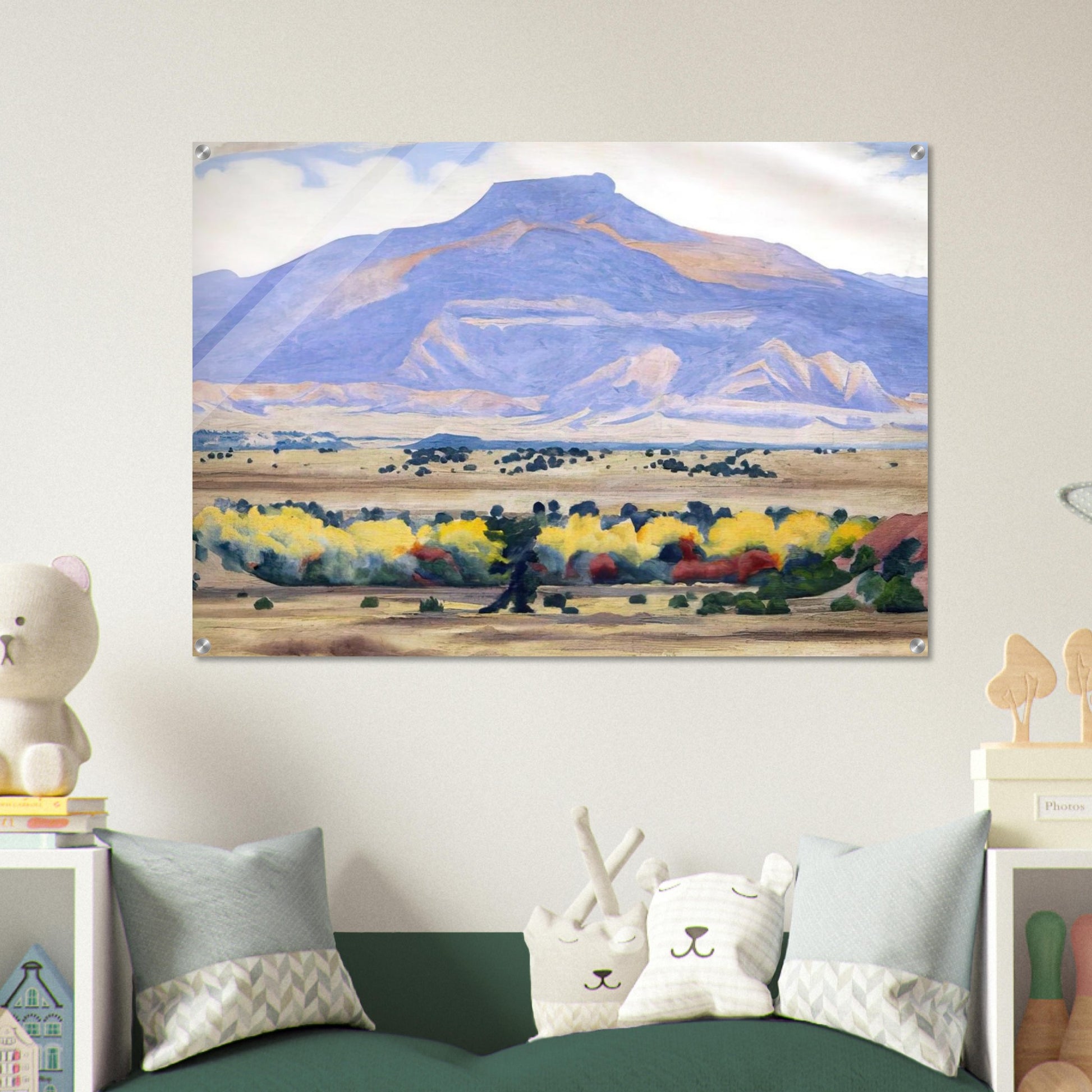 Pedernal - Georgia O'Keeffe Acrylic Print - 70x100 cm / 28x40″ inches