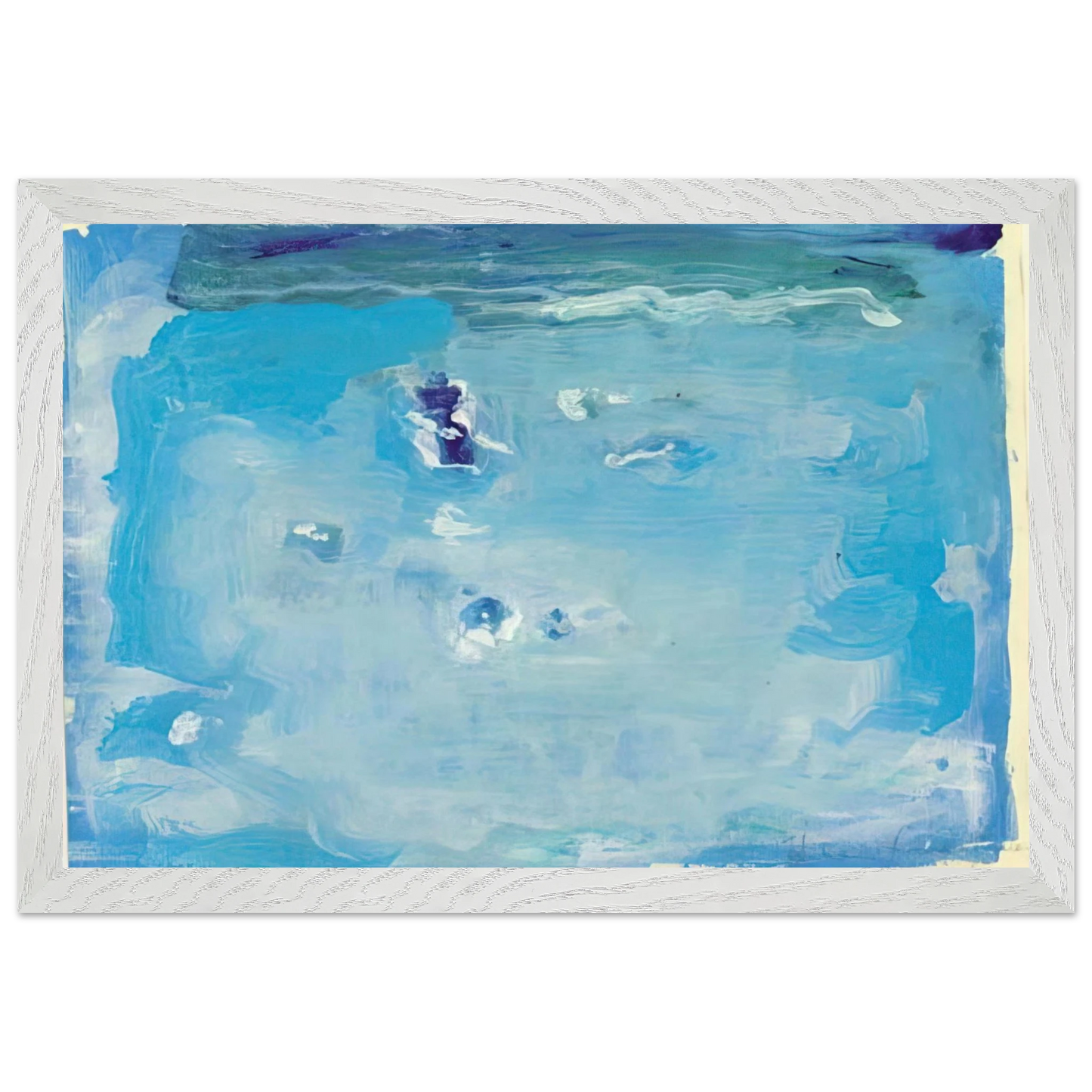 Helen Frankenthaler - Untitled - Color Field Painting, Lyrical Abstraction Wall art - 40x50 cm / 16x20 inches - Fine Art Poster-canvas - -
