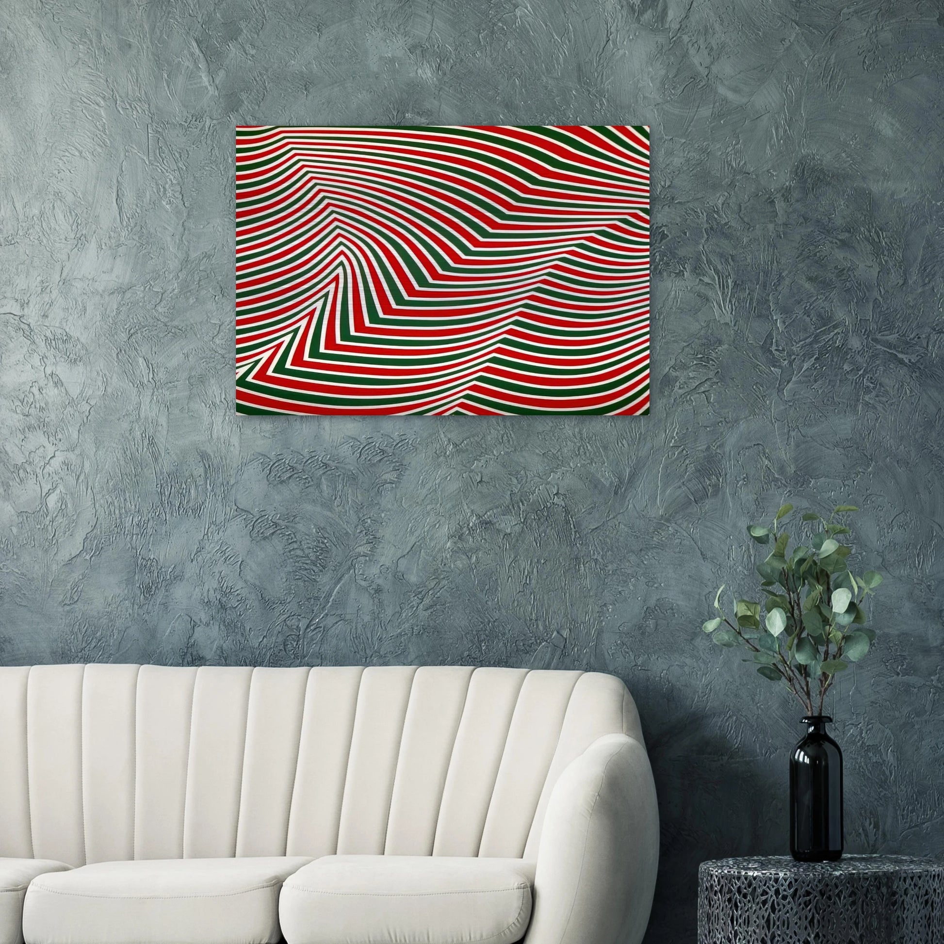 Swirling Retina - Marcel Barbeau Brushed Aluminum Print - 70x100 cm / 28x40 inches | Marcel Barbeau Aluminum Print | Marcel Barbeau Prints