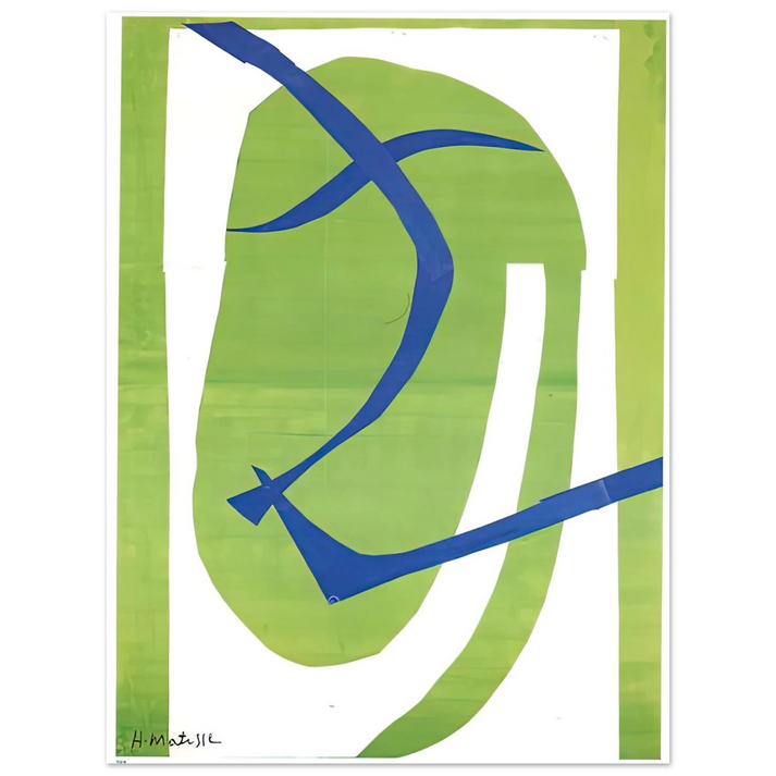 Henri Matisse - JAPANESE MASK 1950  75x100 cm / 30x40inches Fine Art Poster