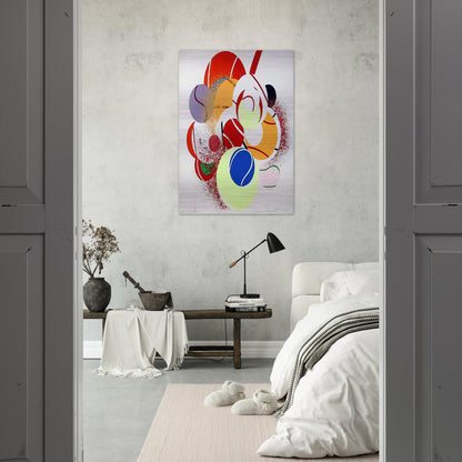 Balls - James Rosenquist Brushed Aluminum Print - 70x100 cm / 28x40 inches | James Rosenquist Aluminum Print | James Rosenquist Prints