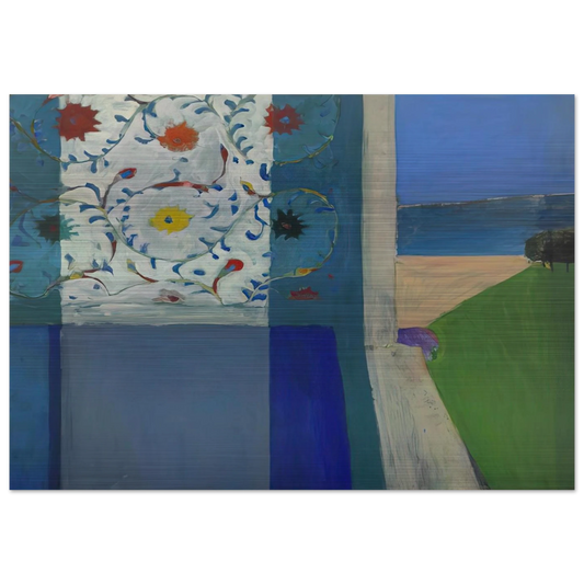 Recollections of a Visit to Leningrad - Richard Diebenkorn Brushed Aluminum Print - 70x100 cm / 28x40 inches | Richard Diebenkorn Aluminum Print | Richard Diebenkorn Prints