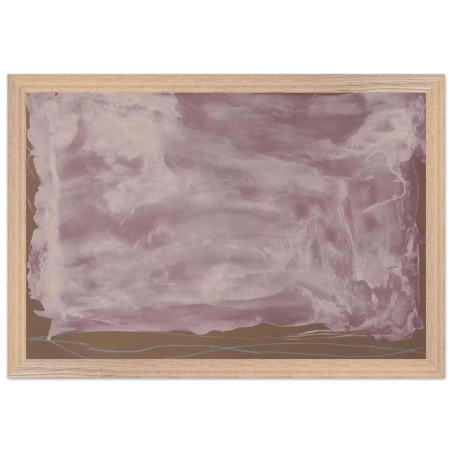 Helen Frankenthaler - Soho Dreams - 1987 Wall art - 27x35 cm / 11x14 Inches - Premium Wooden Framed Poster With Fine Art Paper - Black frame